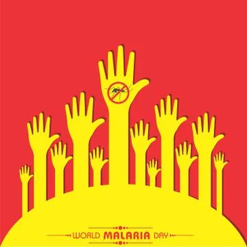 World Malaria Day Vector Illustration - 25 April, Suitable for greeting card Stock Illustration