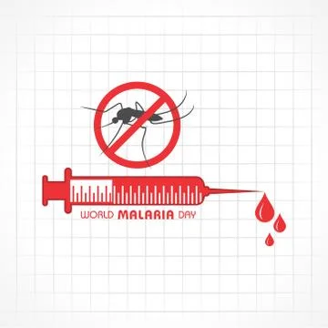 World Malaria Day Vector Illustration - 25 April, Suitable for greeting card イラスト素材