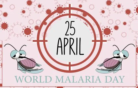 World Malaria Day vector illustration. Suitable for greeting card, poster and Stock Illustration