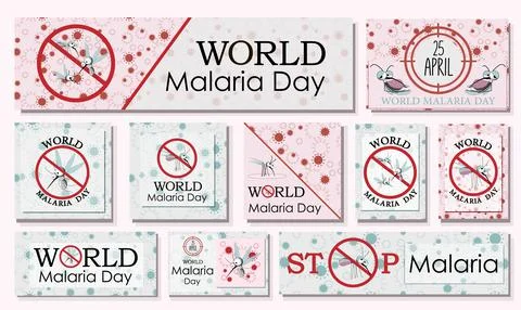 World Malaria Day vector illustration. Suitable for greeting card, poster and 스톡 일러스트