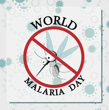 World Malaria Day vector illustration. Suitable for greeting card, poster and Stock Illustration