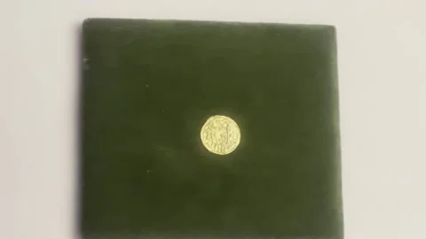 A world map from the 17th century seized in Germany returns to the National Libr Stock Footage 305595423