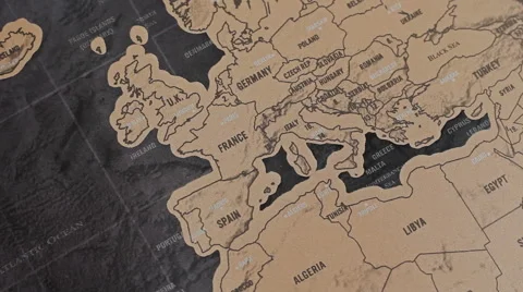 The World Map 22 Stock Footage 48487374