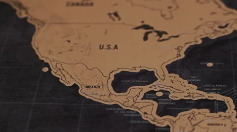 The World Map 28 Stock Footage 48487616