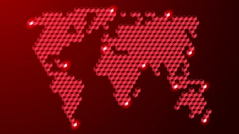 World Globe Isometric Stock Video Footage | Royalty Free World Globe ...
