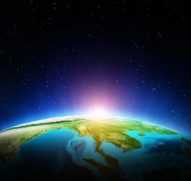 World map 3d rendering イラスト素材