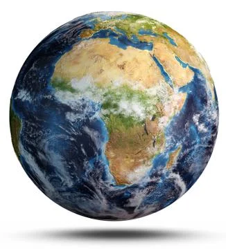 World map. 3d rendering Illustrazione stock