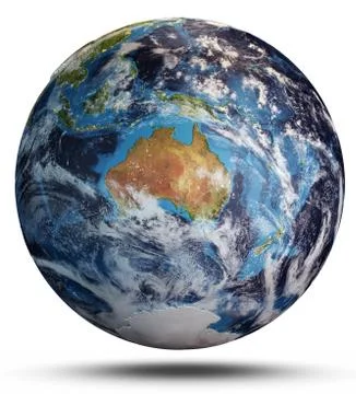 World map. 3d rendering Illustrazione stock