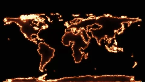 World map 4k Vídeos de archivo 287057557