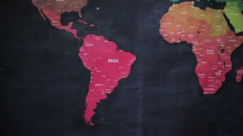 The World Map 80 Stock Footage 48971490