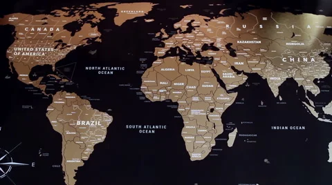 The World Map 81 Stock Footage 56303794