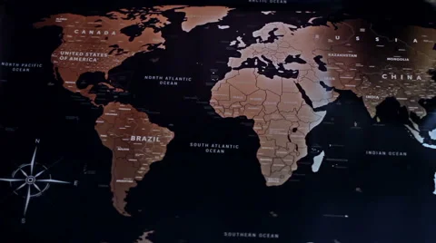 The World Map 88 Stock Footage 56303913