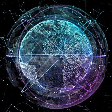 World map abstract concept イラスト素材