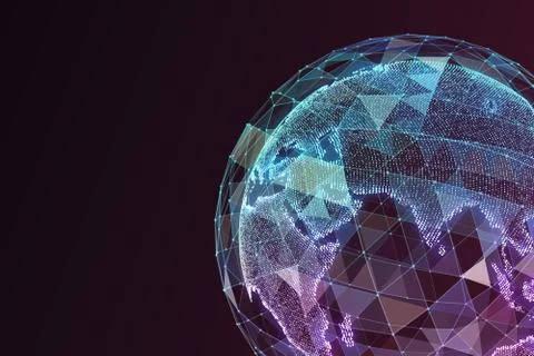 World map abstract concept 스톡 일러스트