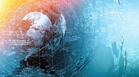 World map abstract concept Stock Photos