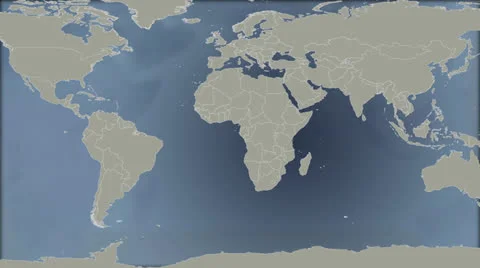 WORLD MAP AFRICA Stockbeeldmateriaal 22634704