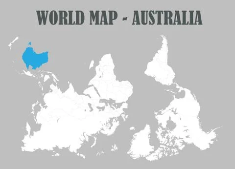 World map, all countries, white color vector Stock Illustration