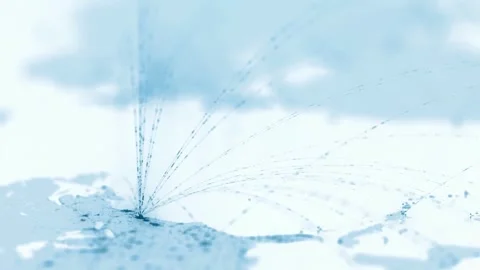 World map and connecting line global network link connection digital technology, Stock-Footage 334652605