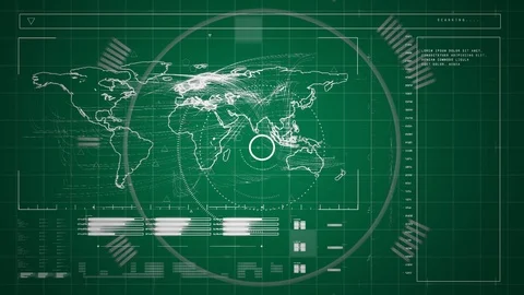 World map and data with floating rotatin... | Stock Video | Pond5