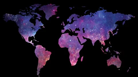 World map and india map Stock Footage 286998278