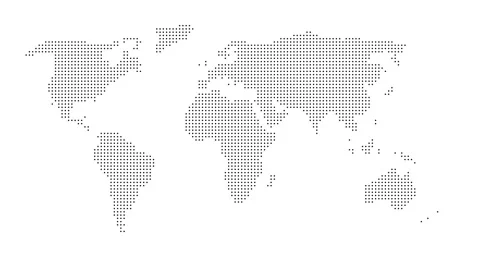 World map animated video, map | Stock Video | Pond5