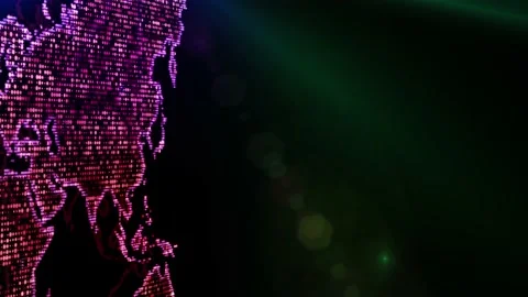 World Map. Animated World map with effec... | Stock Video | Pond5