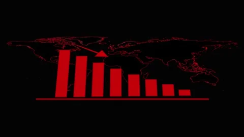 World map animation with data transfer. World map global network connection.. Stock Footage 337566839
