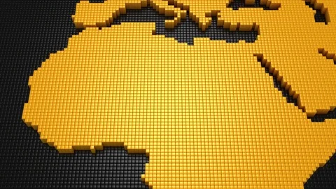 World Map Animation | Stock Video | Pond5