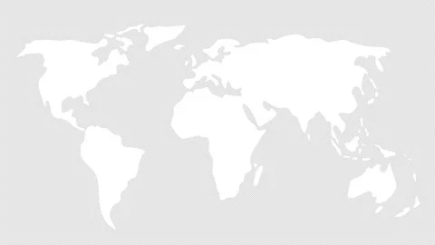 World map animation. Stock Footage 168942701