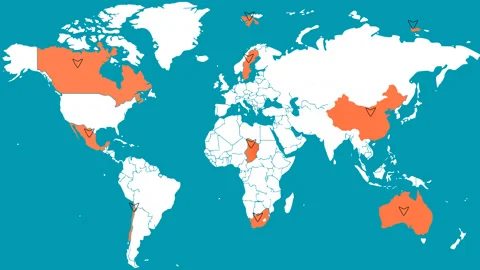 World Map Animation Stock Footage 263071910