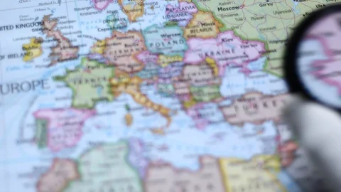 World Map Atlas Stock Footage 127192462