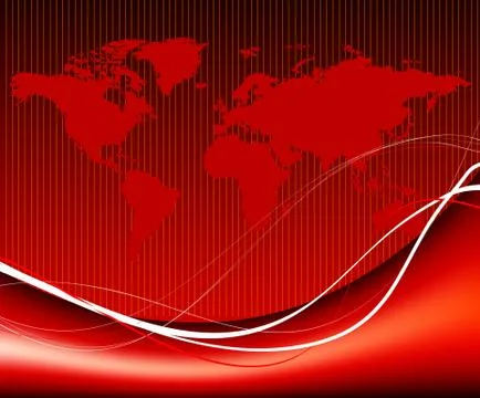 World map background concept - vector illustration version in my portfolio Stock-Illustration