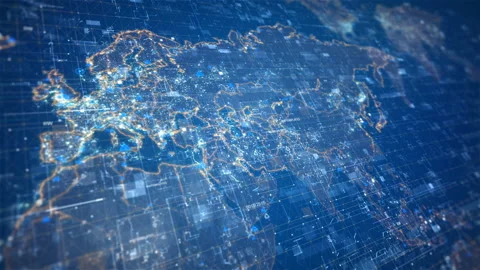 World Map Background Stock Footage 106429722