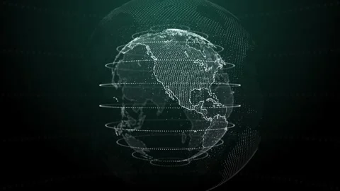 World Map Background Stock Footage 343999921