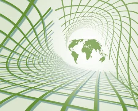 World map, background Stock Illustration