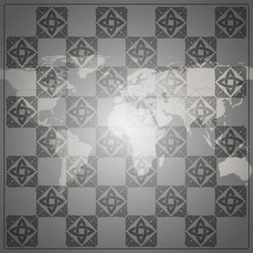 World map background vector Stock Illustration