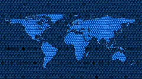 World Map background1 Stock Footage 54955012