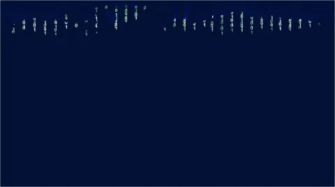 World map with binary code Video stock 8663533