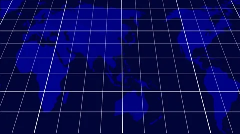 World map in blue Stock-Footage 7759842