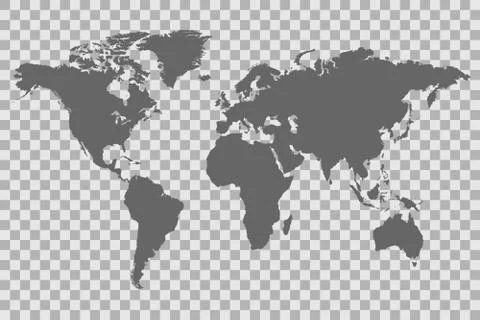 World Map Checker Background Stock Illustration
