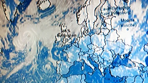 World map colourful weather temperature conditions global warming 2022 Stock Footage 201464173
