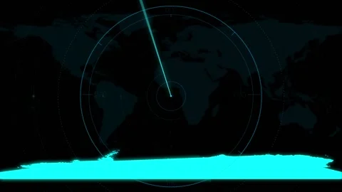 World Map Continent Scanner of Antarctica Stock Footage 233653636
