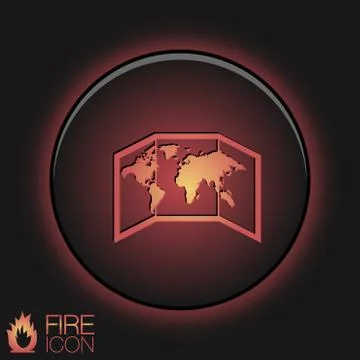 World map-countries Stock Illustration