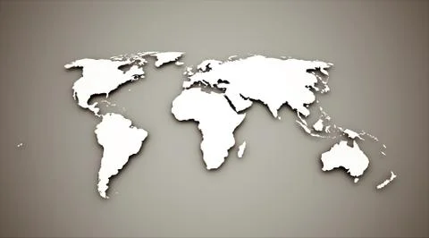 World map on dark background 스톡 일러스트