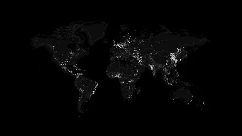 World map digital technology concept. HU... | Stock Video | Pond5