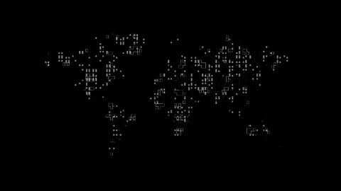 World map digital technology concept. HU... | Stock Video | Pond5