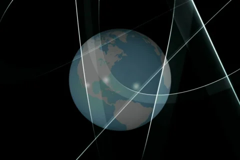 WORLD MAP DOTS 2A Stock Footage 601659