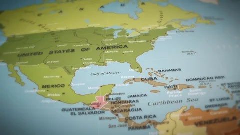 World Map Flight Over Background Video stock 106024374