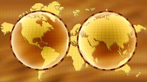 World map | Stock Video | Pond5