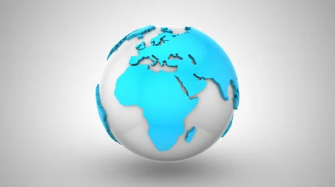 World Map Stock Footage 32754630